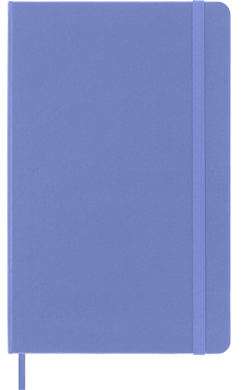 MOLESKINE Carnet Classique Grand Format Ligné Bleu Hortensia Couverture Rigide 13x21cm