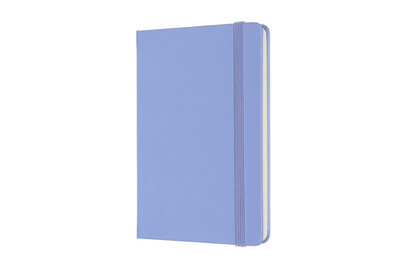 MOLESKINE Classic Pocket Size Notebook, White Pages, Hydrangea Blue, Hard Cover