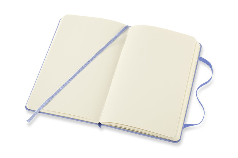 MOLESKINE Classic Pocket Size Notebook, White Pages, Hydrangea Blue, Hard Cover