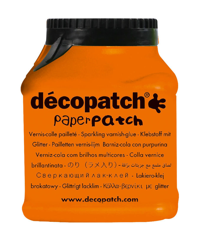DECOPATCH Vernis Colle Pailletée 150G Multilangues