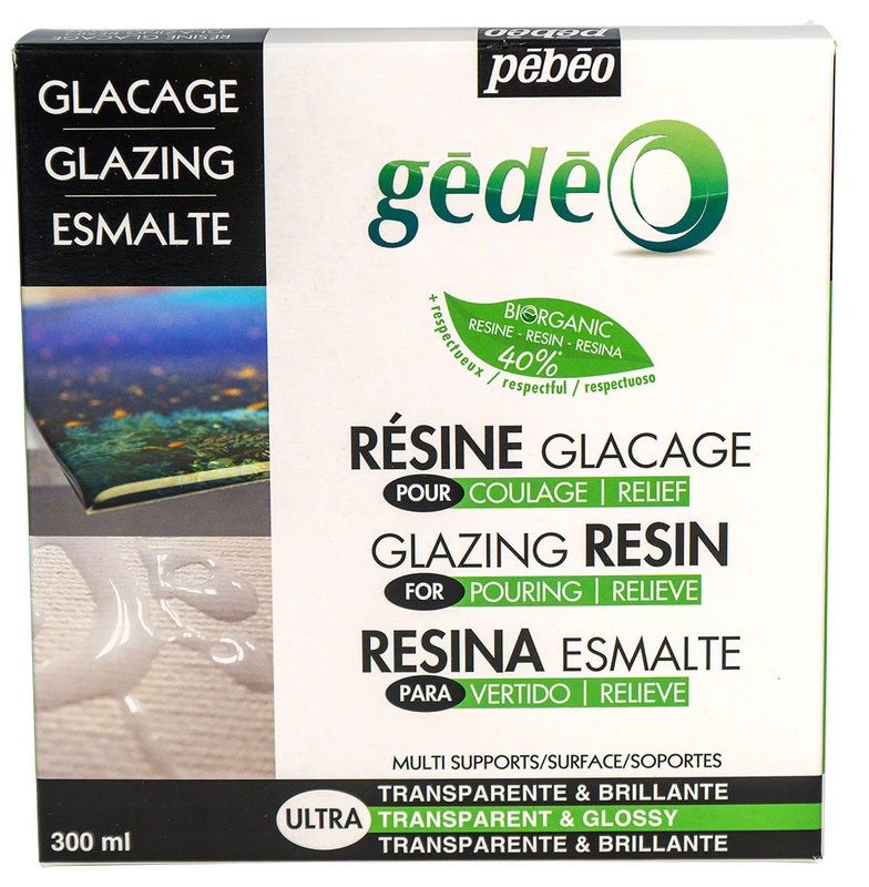 PEBEO Gédéo Kit Résine Glacage Bio 300 Ml