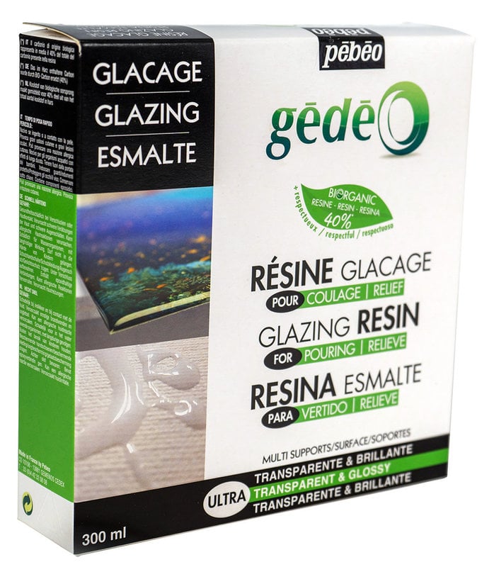 PEBEO Gédéo Kit Résine Glacage Bio 300 Ml