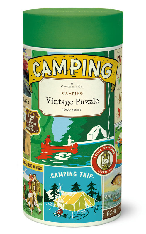 CAVALLINI & Co. Puzzle 1000 Pièces Camping 55 X 70 Cm