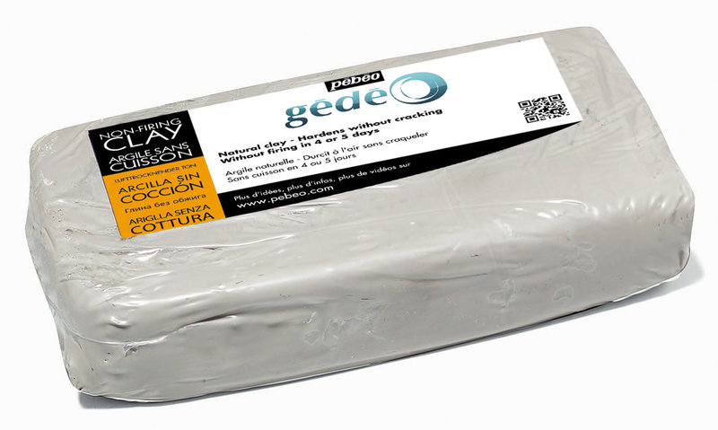 Pain d'argile sans cuisson - Blanc - 1,5 kg - Pébéo