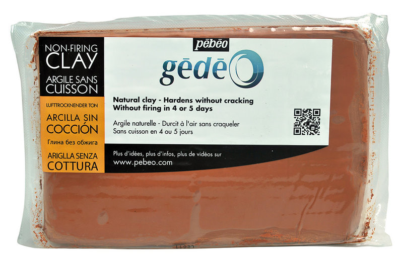 PEBEO GÉDÉO clay without cooking bread 1,5kg red