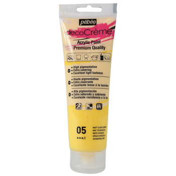 PEBEO Acrylic paint decoCrème 120 ml - Sunflower