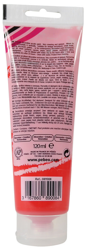 PEBEO Decocrème 120 Ml Rouge Passion