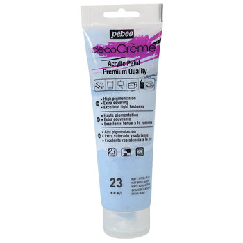 PEBEO Decocrème Mat 120 Ml Bleu Acier