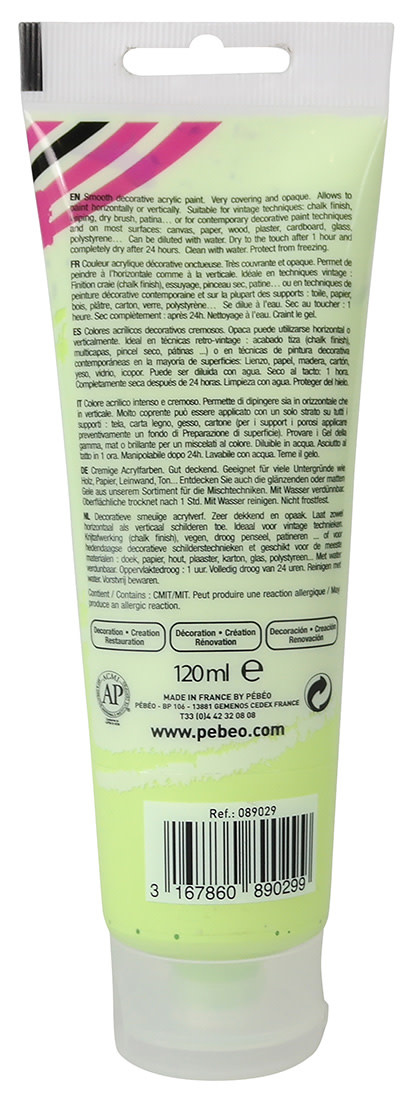 PEBEO Decocrème Mat 120 Ml Vert Lumière