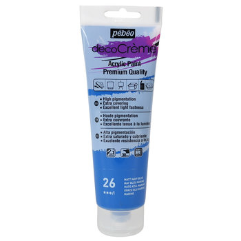 PEBEO decoCrème acrylic paint 120 ml - Navy Blue