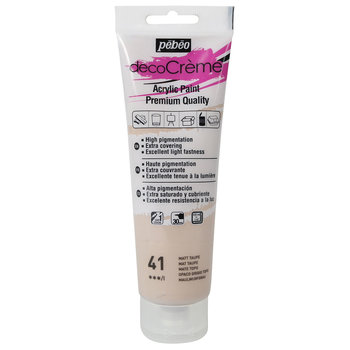 PEBEO decoCrème acrylic paint 120 ml - Taupe