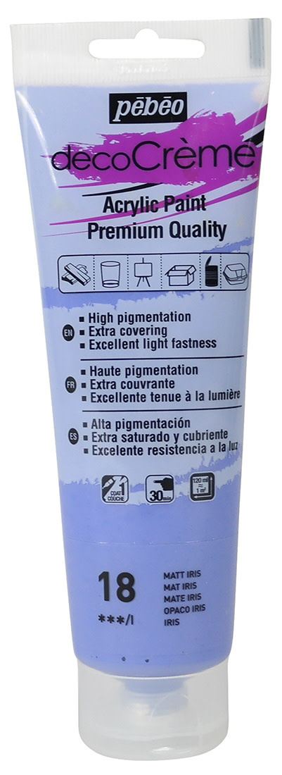 PEBEO Decocrème Mat 120 Ml Iris