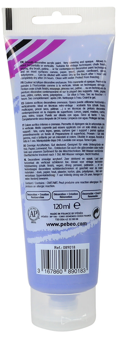PEBEO Decocrème Mat 120 Ml Iris