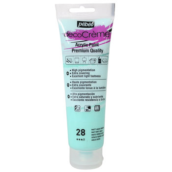 PEBEO decoCrème acrylic paint 120 ml - Aqua green