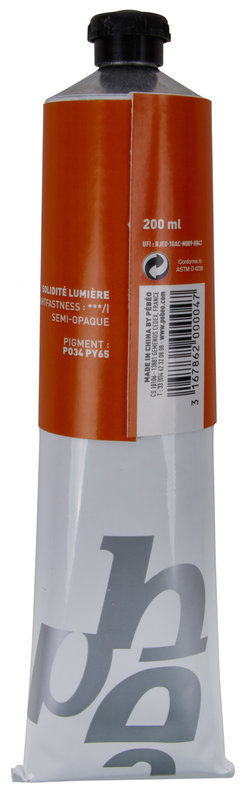 PEBEO Huile fine Studio XL 200 ml orange cadmium imitation