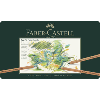 FABER CASTELL Pitt Pastel Pencils Metal Box 36x