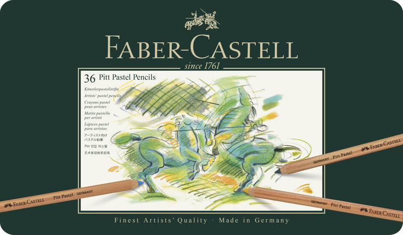 FABER CASTELL Crayons Pitt Pastel boîte métal 36x
