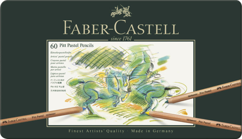 FABER CASTELL Crayons Pitt Pastel boîte métal 60x