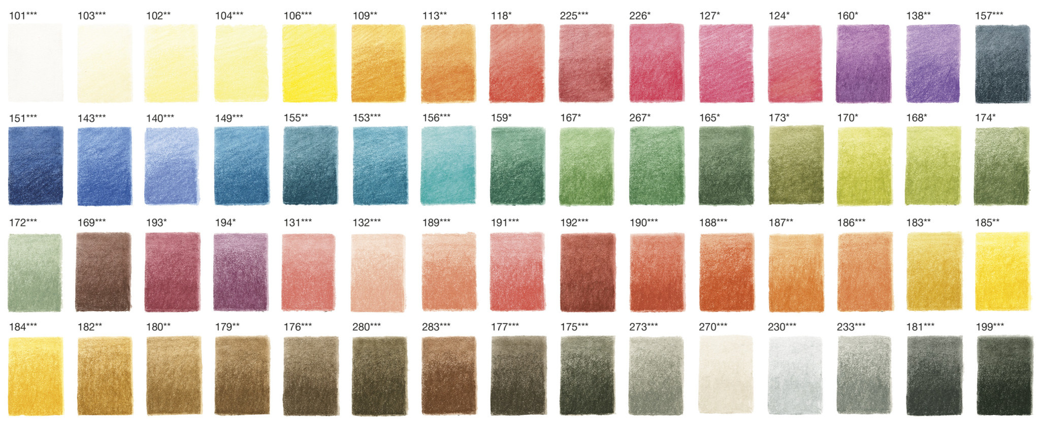 FABER CASTELL Crayons Pitt Pastel boîte métal 60x