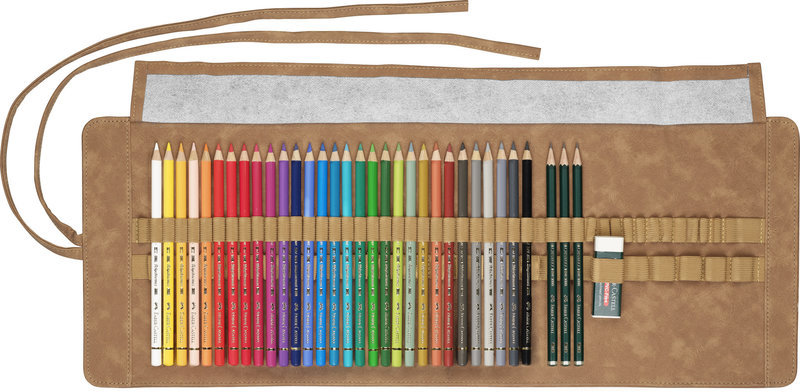 FABER CASTELL Trousse 30 Crayons Polychromos + Acc