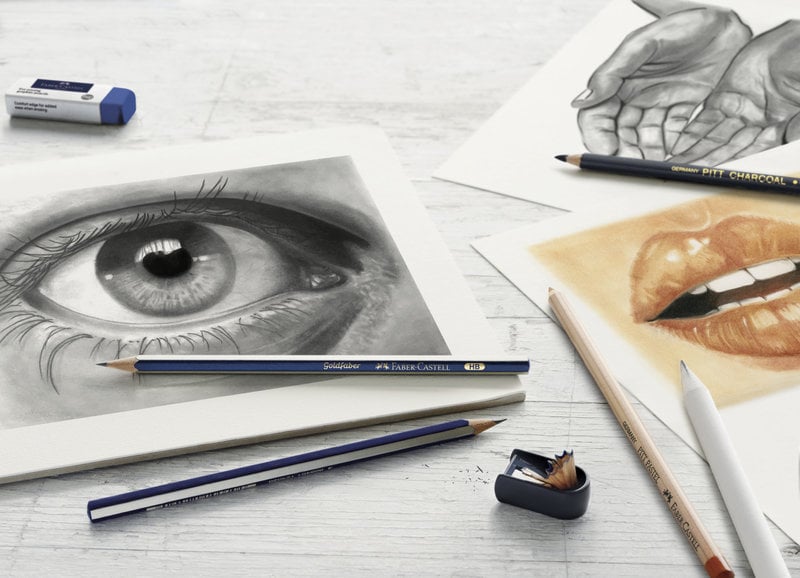 FABER CASTELL Set d'esquisses au crayon graphite 8 pièces