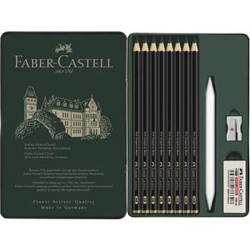 FABER CASTELL Set Pitt Graphite Matt Boîte Métal De 11