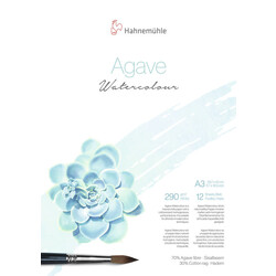 HAHNEMÜHLE Bloc Agave Watercolour 290g/m², A3, 12feuilles