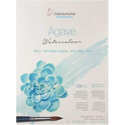 HAHNEMÜHLE Bloc Agave Watercolour 290g/m², A4, 12feuilles