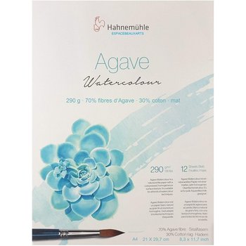 HAHNEMÜHLE Bloc Agave Watercolour 290g/m², A4, 12feuilles