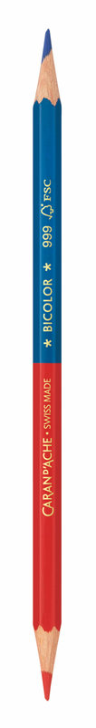 CARAN D'ACHE PRISMALO® bicolor bleu-rouge