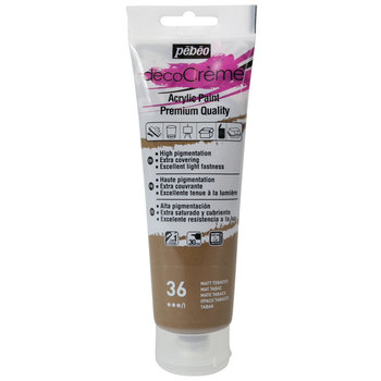 PEBEO decoCrème acrylic paint 120 ml - Tobacco