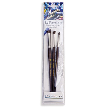 SENNELIER Set of 3 Pastel Brushes The Pastellist N° 4/8/12