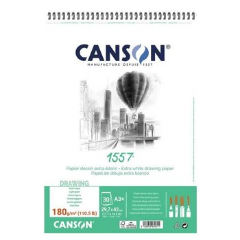 CANSON Al 30Fl Spirale 1557® A3 180G Dessin
