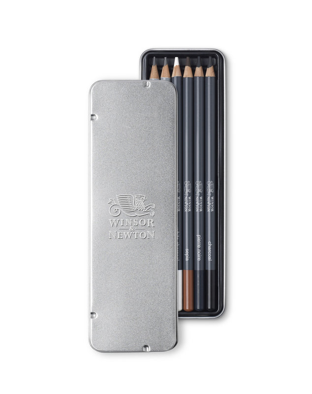 WINSOR & NEWTON Sketch Pencil Set x6