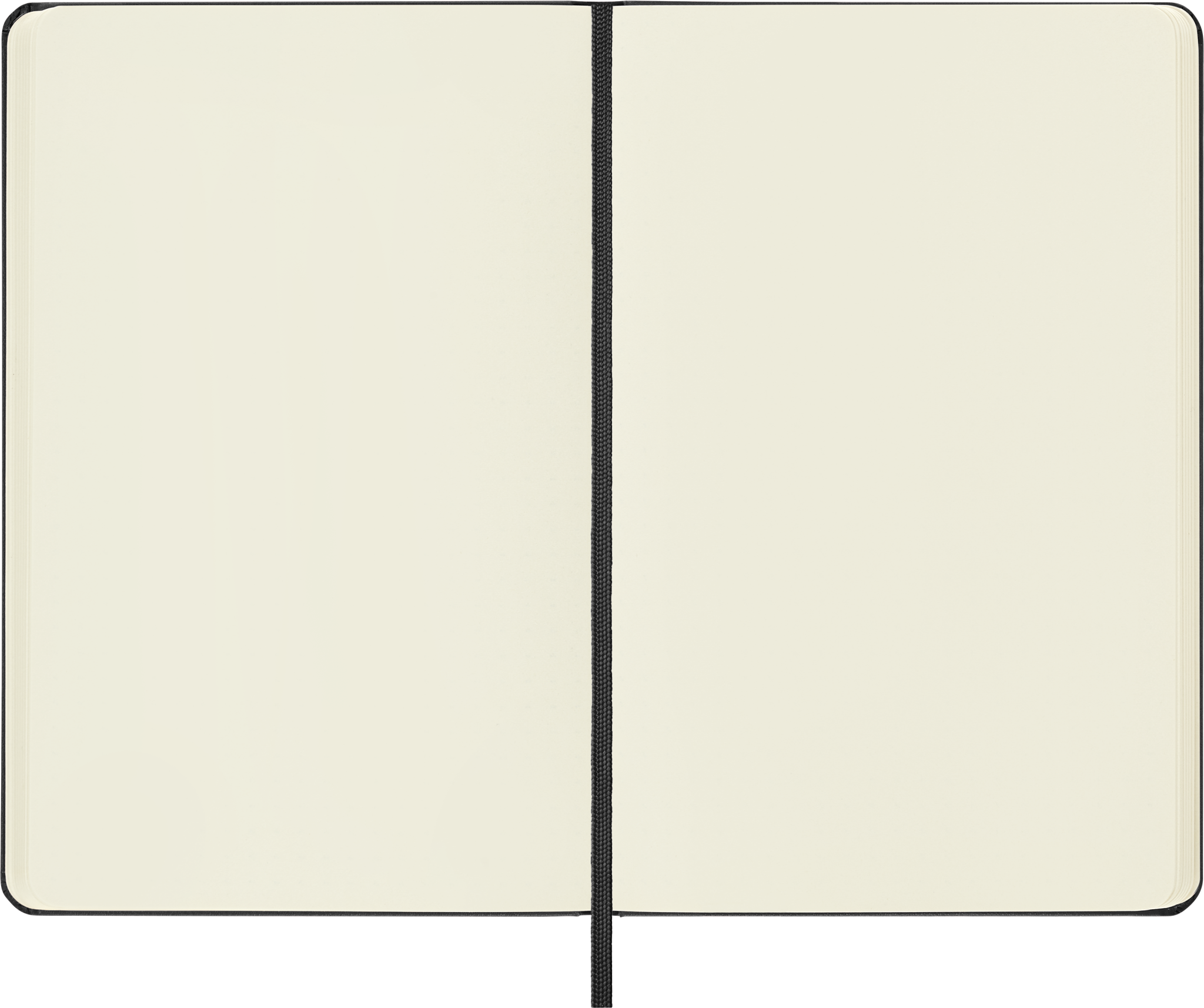 MOLESKINE Carnet Classique Format Moyen Pages Blanches Noir Couverture rigide