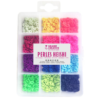 GRAINE CREATIVE Heishi Fluorescent Beads