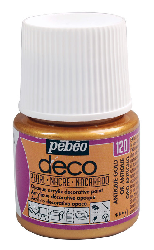 PEBEO Deco Nacre 45 Ml Or Antique