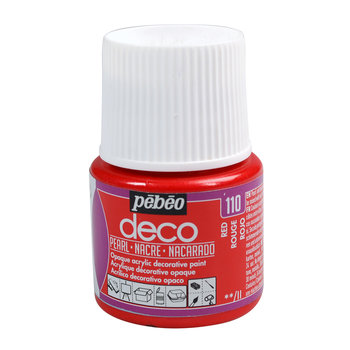 PEBEO Pearl Deco Paint - 45 ml - Red
