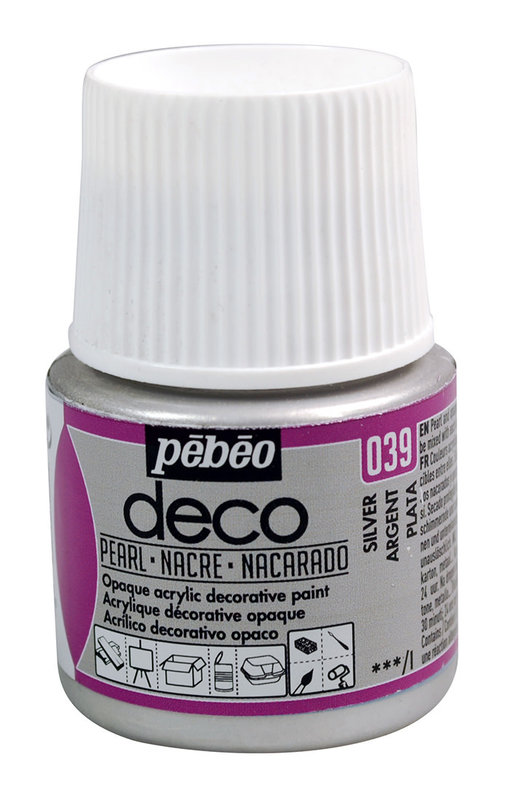 PEBEO Deco Nacre 45 Ml Argent