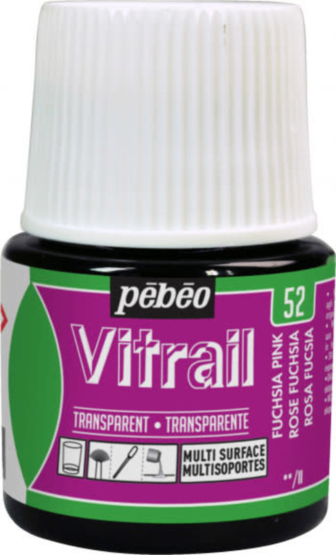 PEBEO Vitrail 45 Ml Rose Fuschia