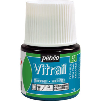 PEBEO Vitrail 45 Ml Bleu Cyan