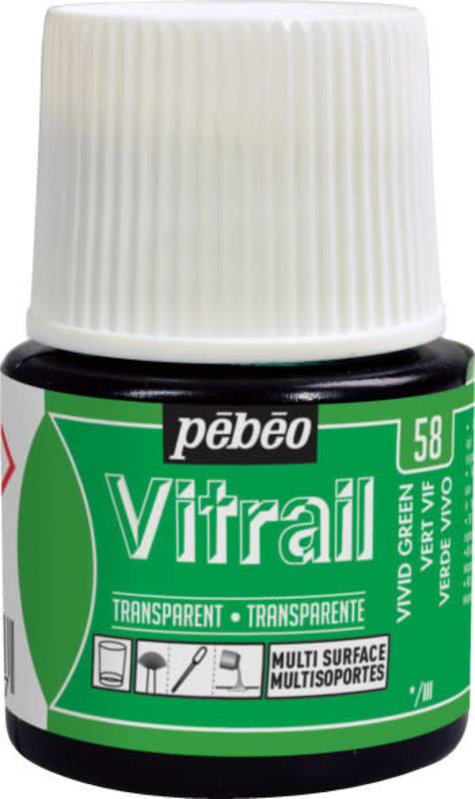 PEBEO Vitrail Transparent 45 Ml Vert Vif