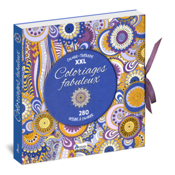 GALLIMARD Fabulous Coloring Therapy Xxl 280 Drawings To Color