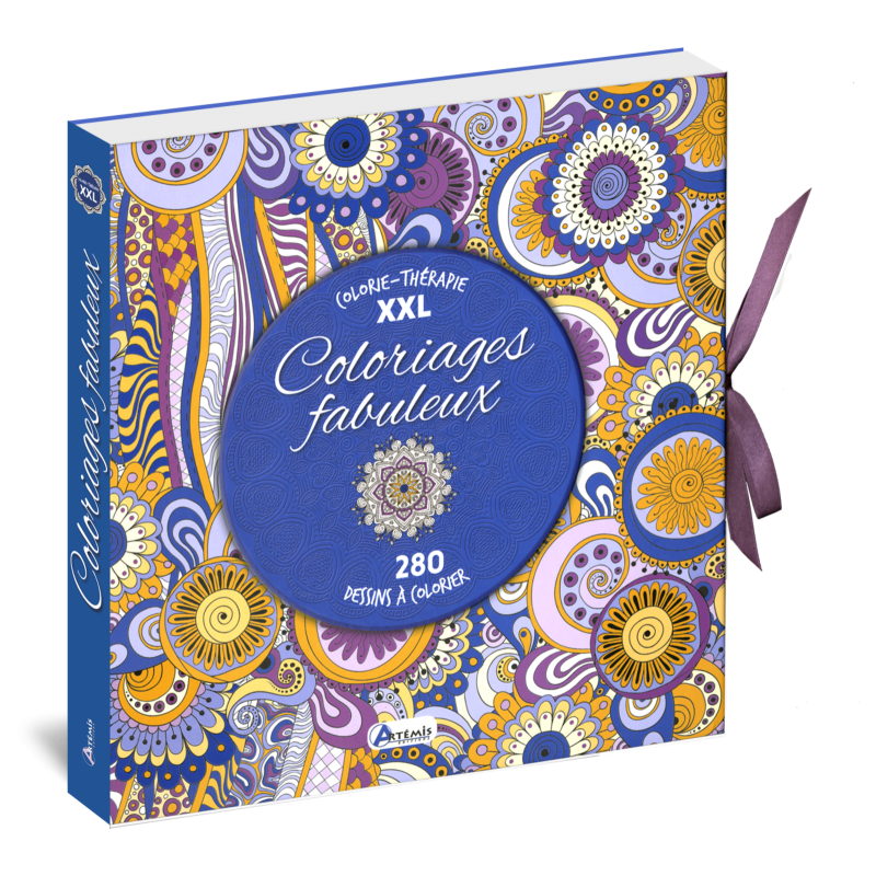 ARTEMIS Coloriages Fabuleux Colorie Therapie Xxl 280 Dessins A Colorier