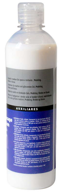 PEBEO Studio Acrylics Medium Lissage Flacon 500 Ml /T