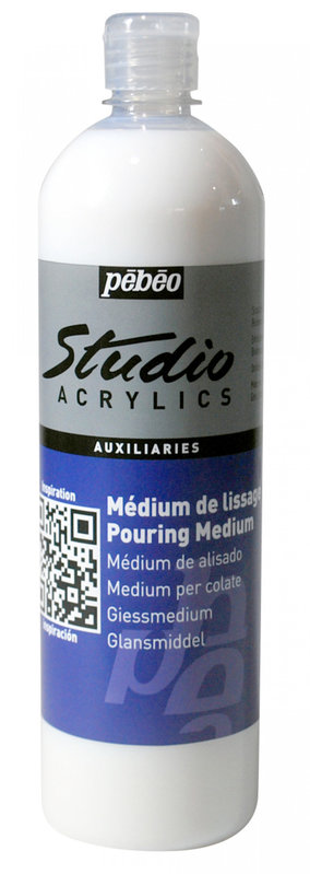 PEBEO Studio Acrylics Medium Lissage Flacon 1 L /T