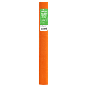 CANSON Rouleau Papier Crepon Standard 50X250Cm 30G/m² 50% Orange  Zinnia 58