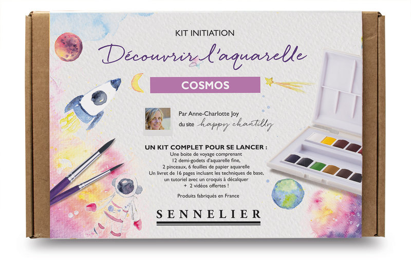 SENNELIER Discovery set La Petite Aquarelle collaboration Happy Chantilly - Cosmos