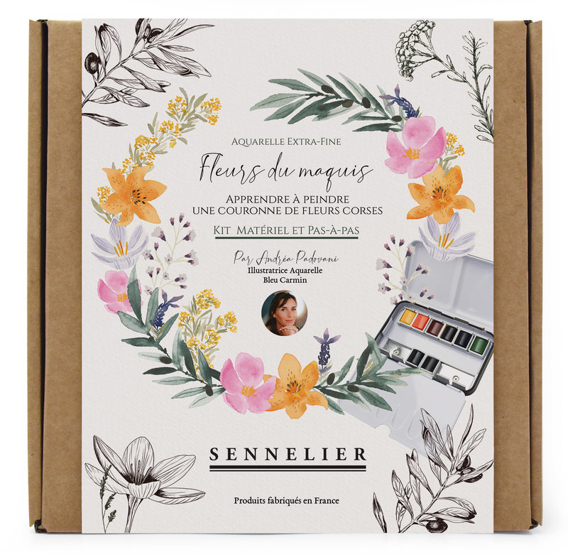 SENNELIER KIT Aquarelle extra-fine  "Bleu Carmin"