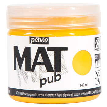 PEBEO Acrylic Matte Pub 140 ml - Golden Yellow